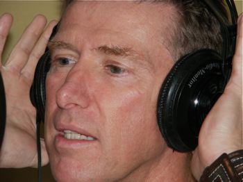 John with headphones