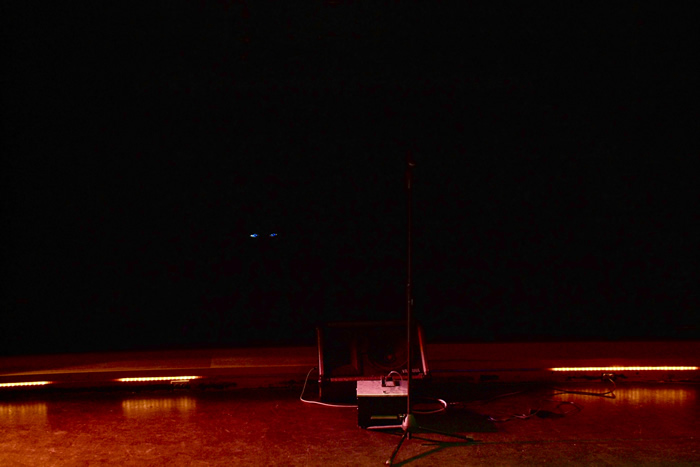 Dark concert hall